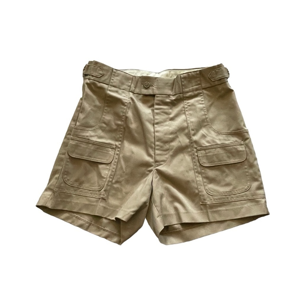 Vintage Khaki Utility Cargo Men’s Shorts